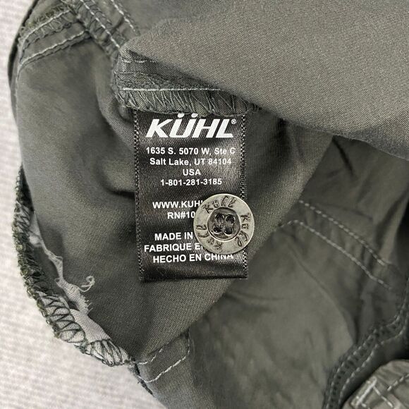 Kuhl Kontra Shorts Women's Size 6 Sage Button Flap Pockets Hiking Shorts - Picture 5 of 16